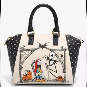 Hot Topic Loungefly Nightmare Before Christmas NBC Satchel Bag NWT